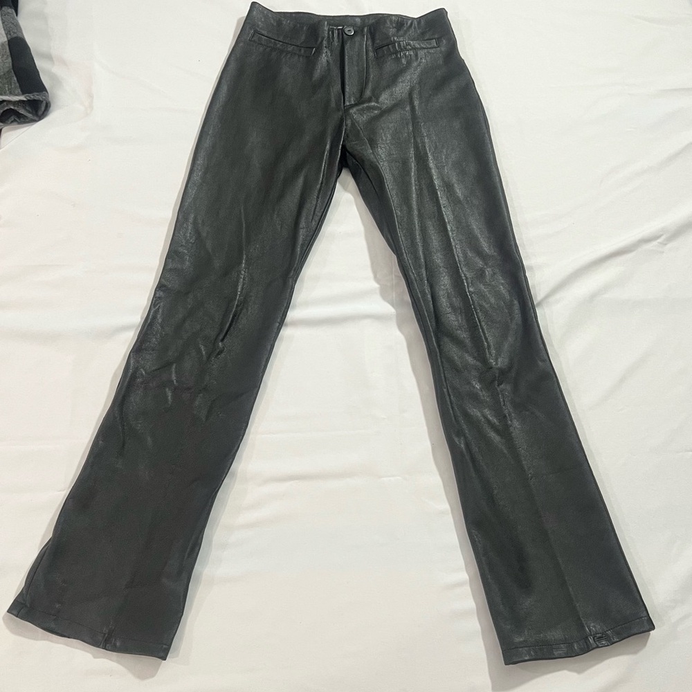 Tark 1 Black  Leather Pants
